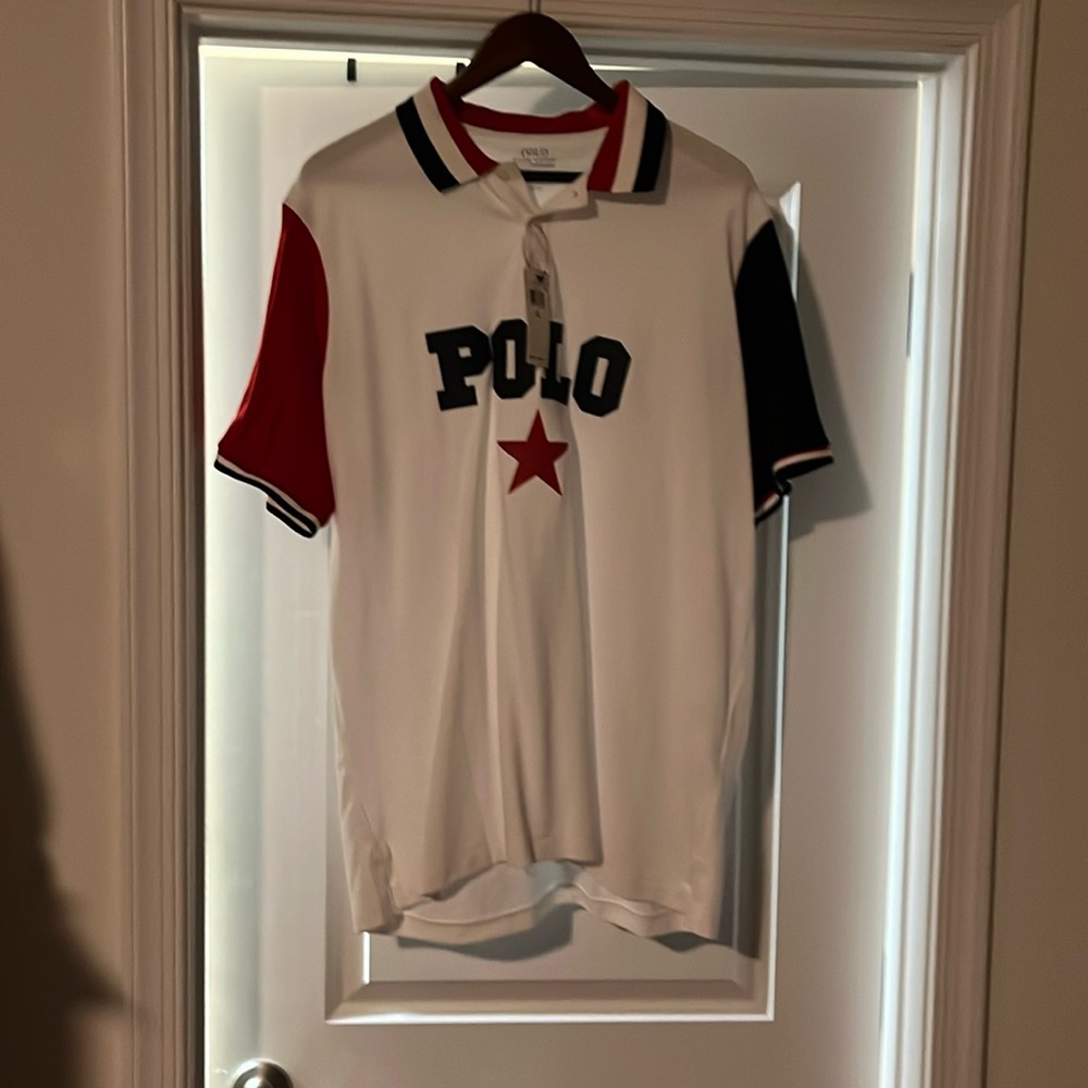 Polo Ralph Lauren Star Polo Pique Shirt new Americana Classic Fit Men’s Size XXL